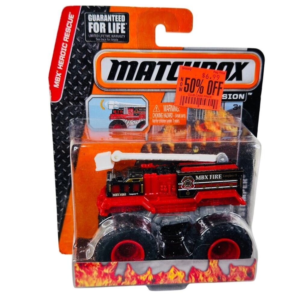 Matchbox Heroic Rescue Flame Stomper‎ 1:64 Scale Die Cast 2014